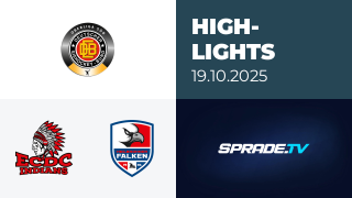 19.10.2025 - Highlights - ECDC Memmingen Indians vs. Heilbronner Falken