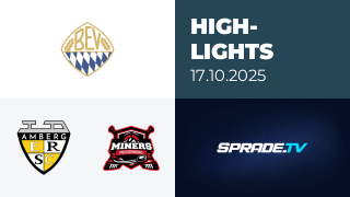 17.10.2025 - Highlights - ERSC Amberg vs. Peißenberg Miners
