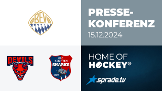 15.12.2024 - Pressekonferenz - Devils Ulm/Neu-Ulm vs. ESC Kempten