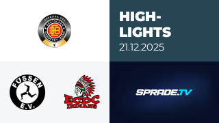 21.12.2025 - Highlights - EV Füssen vs. ECDC Memmingen Indians