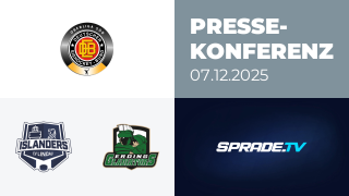 07.12.2025 - Pressekonferenz - EV Lindau Islanders vs. Erding Gladiators
