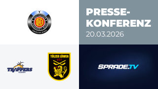 20.03.2026 - Pressekonferenz - Tilburg Trappers vs. Tölzer Löwen
