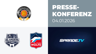 04.01.2026 - Pressekonferenz - EV Lindau Islanders vs. Selber Wölfe