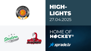 27.04.2025 - Highlights - Bietigheim Steelers vs. Hannover Scorpions