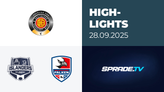 28.09.2025 - Highlights - EV Lindau Islanders vs. Heilbronner Falken