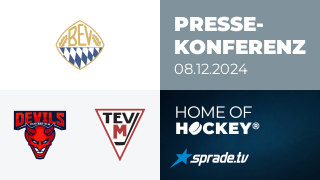 08.12.2024 - Pressekonferenz - Devils Ulm/Neu-Ulm vs. TEV Miesbach