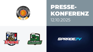 12.10.2025 - Pressekonferenz - EC Peiting vs. Erding Gladiators