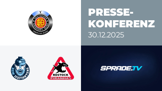 30.12.2025 - Pressekonferenz - KSW IceFighters Leipzig vs. Rostock Piranhas