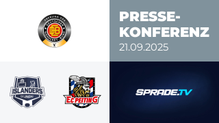 21.09.2025 - Pressekonferenz - EV Lindau Islanders vs. EC Peiting