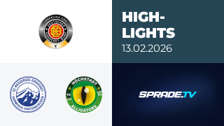 13.02.2026 - Highlights - SC Riessersee vs. Höchstadt Alligators