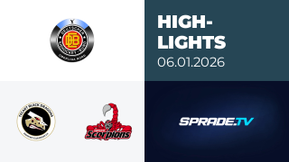 06.01.2026 - Highlights - TecArt BlackDragons vs. Hannover Scorpions