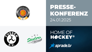 24.01.2025 - Pressekonferenz - EV Füssen vs. Bietigheim Steelers