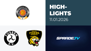 11.01.2026 - Highlights - EV Füssen vs. onesto Tigers Bayreuth