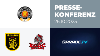 26.10.2025 - Pressekonferenz - Tölzer Löwen vs. ECDC Memmingen Indians