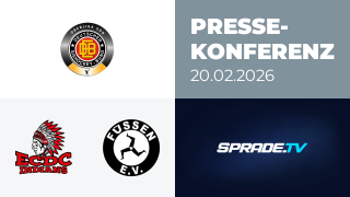 20.02.2026 - Pressekonferenz - ECDC Memmingen Indians vs. EV Füssen