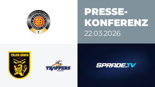 22.03.2026 - Pressekonferenz - Tölzer Löwen vs. Tilburg Trappers