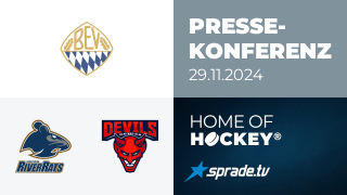 29.11.2024 - Pressekonferenz - ESC Riverrats Geretsried vs. Devils Ulm/Neu-Ulm