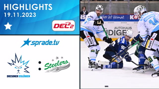 19.11.2023 - Highlights - Dresdner Eislöwen vs. Bietigheim Steelers