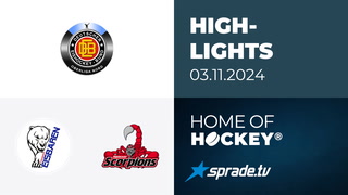 03.11.2024 - Highlights - Hammer Eisbären vs. Hannover Scorpions