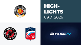 09.01.2026 - Highlights - EHF Passau Black Hawks vs. Selber Wölfe
