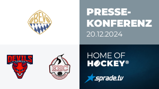 20.12.2024 - Pressekonferenz - Devils Ulm/Neu-Ulm vs. EHC Königsbrunn