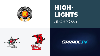 31.08.2025 - Highlights - Starbulls Rosenheim vs. Saale Bulls Halle