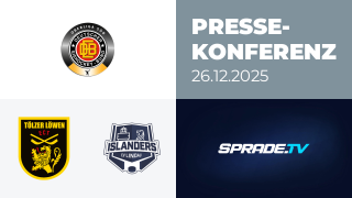 26.12.2025 - Pressekonferenz - Tölzer Löwen vs. EV Lindau Islanders