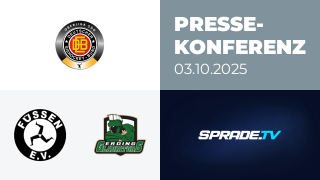 03.10.2025 - Pressekonferenz - EV Füssen vs. Erding Gladiators