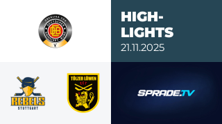 21.11.2025 - Highlights - Stuttgart Rebels vs. Tölzer Löwen