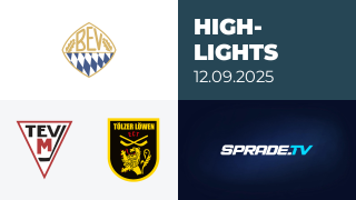 12.09.2025 - Highlights - TEV Miesbach vs. Tölzer Löwen