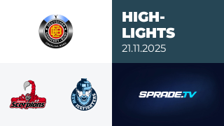 21.11.2025 - Highlights - Hannover Scorpions vs. KSW IceFighters Leipzig