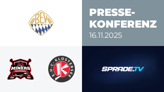 16.11.2025 - Pressekonferenz - Peißenberg Miners vs. EHC Klostersee
