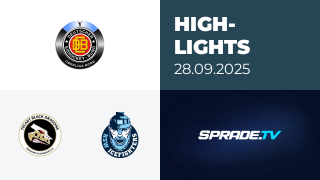 28.09.2025 - Highlights - TecArt BlackDragons vs. KSW IceFighters Leipzig