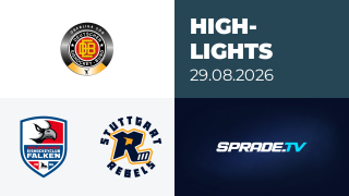 29.08.2026 - Highlights - Heilbronner EC Falken vs. Stuttgart Rebels