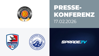 17.02.2026 - Pressekonferenz - Heilbronner Falken vs. SC Riessersee