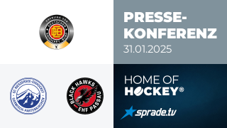 31.01.2025 - Pressekonferenz - SC Riessersee vs. EHF Passau Black Hawks