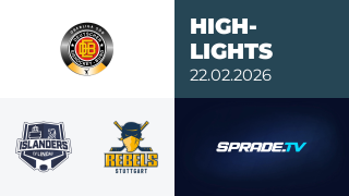 22.02.2026 - Highlights - EV Lindau Islanders vs. Stuttgart Rebels