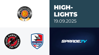 19.09.2025 - Highlights - EHF Passau Black Hawks vs. Heilbronner Falken