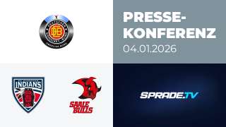 04.01.2026 - Pressekonferenz - Hannover Indians vs. Saale Bulls Halle