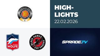 22.02.2026 - Highlights - Selber Wölfe vs. EHF Passau Black Hawks
