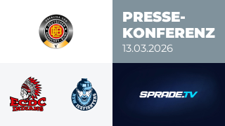 13.03.2026 - Pressekonferenz - ECDC Memmingen Indians vs. KSW IceFighters Leipzig