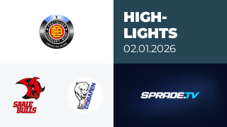 02.01.2026 - Highlights - Saale Bulls Halle vs. Hammer Eisbären