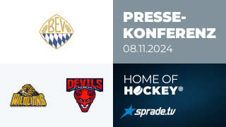 08.11.2024 - Pressekonferenz - ERSC Amberg vs. Devils Ulm/Neu-Ulm