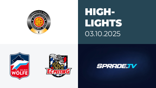 03.10.2025 - Highlights - Selber Wölfe vs. EC Peiting