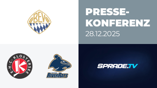 28.12.2025 - Pressekonferenz - EHC Klostersee vs. ESC Riverrats Geretsried