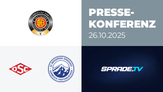 26.10.2025 - Pressekonferenz - Deggendorfer SC vs. SC Riessersee