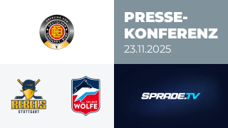 23.11.2025 - Pressekonferenz - Stuttgart Rebels vs. Selber Wölfe