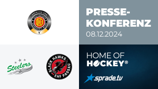 08.12.2024 - Pressekonferenz - Bietigheim Steelers vs. EHF Passau Black Hawks