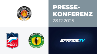 28.12.2025 - Pressekonferenz - Selber Wölfe vs. Höchstadt Alligators