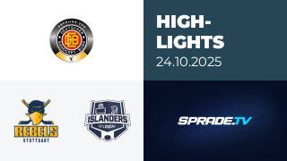 24.10.2025 - Highlights - Stuttgart Rebels vs. EV Lindau Islanders